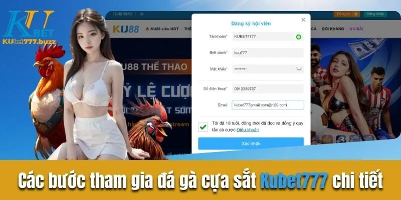 Đá gà cựa sắt - Bật mí chiến thuật và lựa chọn chiến kê tốt Các bước tham gia đá gà cựa sắt Kubet777 chi tiết